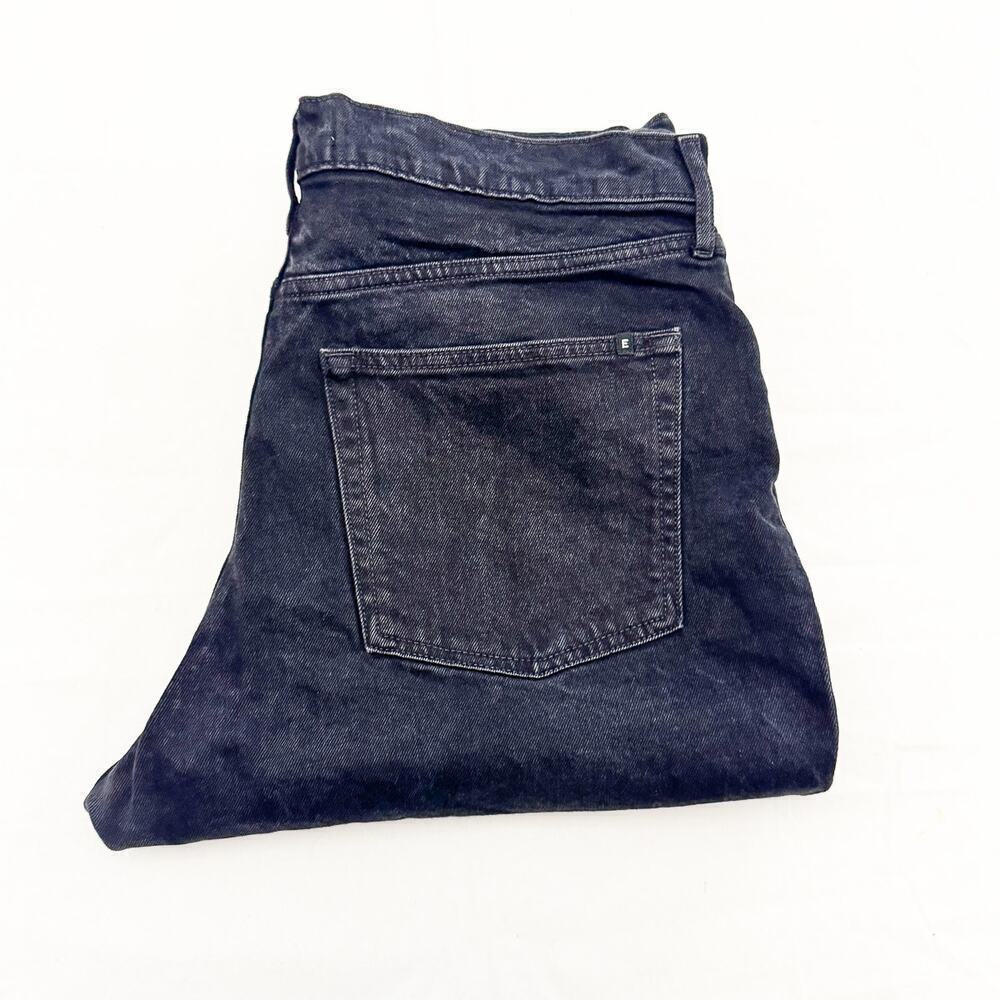 Everlane The Original Cheeky Jean Organic Cotton Black Denim Size 31 Crop